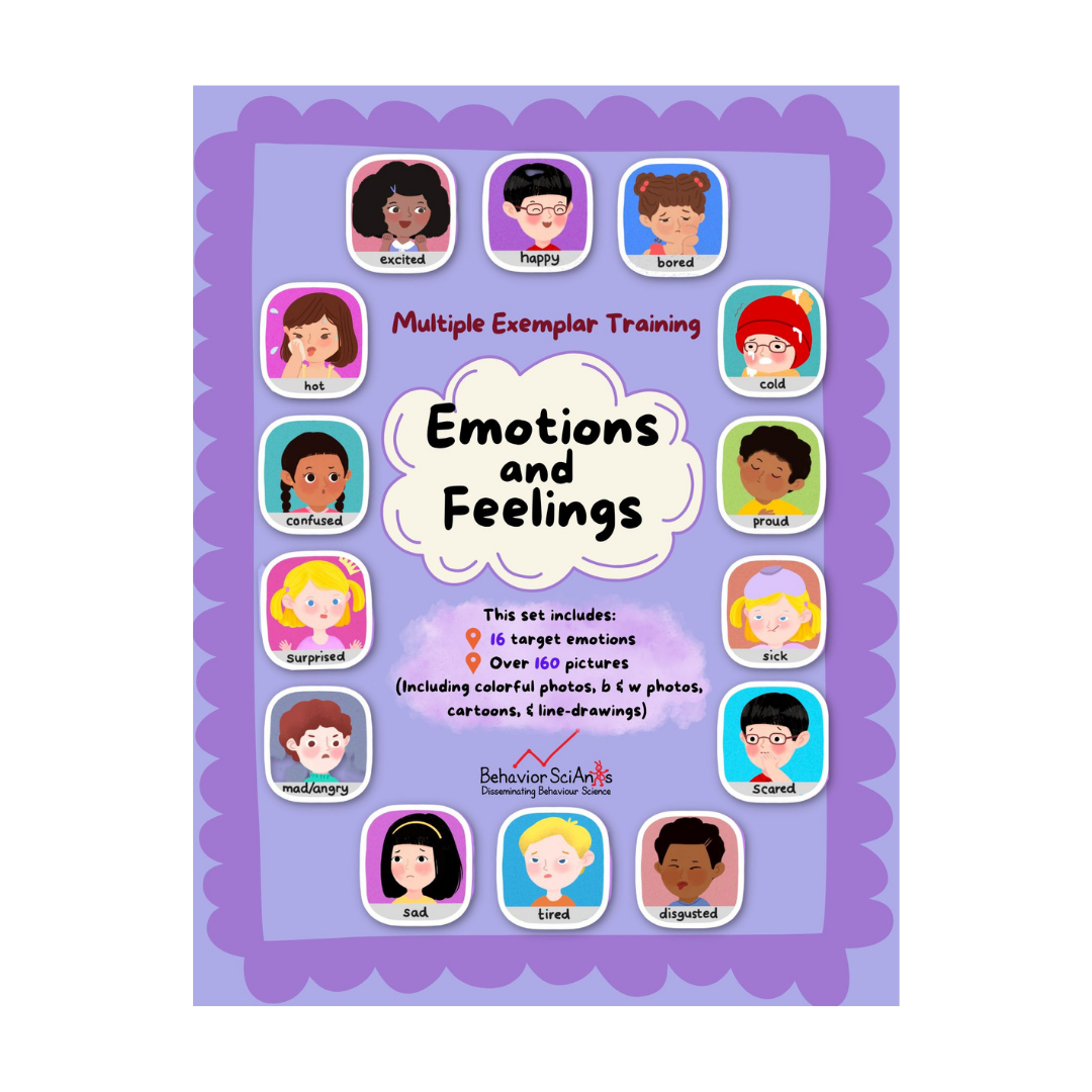 Multiple Exemplar Training. Examples Multiple Exemplar Training - Emotions and Feelings: Vocabulary Builder ...
