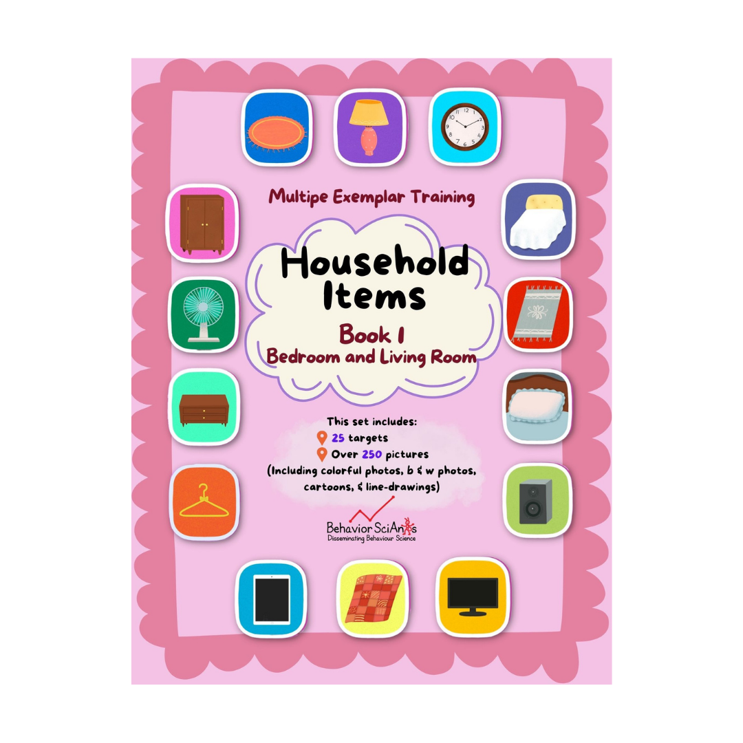 Multiple Exemplar Training - Household Items Book 1: Vocabulary Builder - Bedroom and Living Room