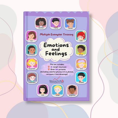 Multiple Exemplar Training - Emotions and Feelings: Vocabulary Builder - Learning Emotions and Feelings from Facial Expressions and Body Language