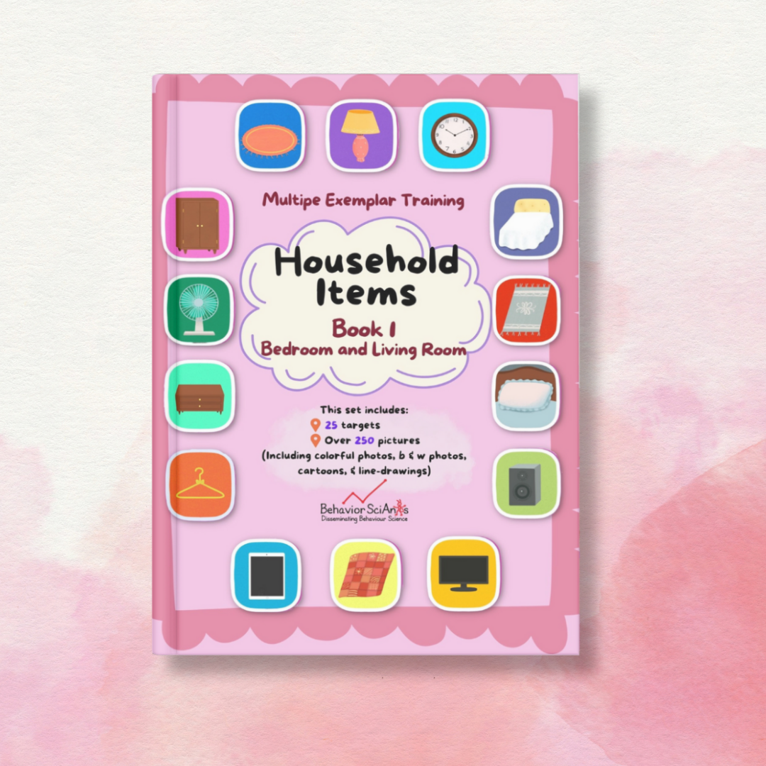 Multiple Exemplar Training - Household Items Book 1: Vocabulary Builder - Bedroom and Living Room